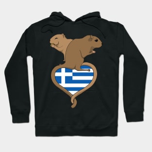 Gerbil Greece (light) Hoodie